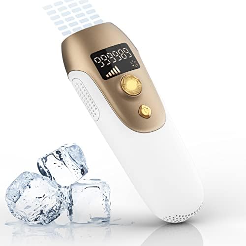 COBISTORY IPL Hair Removal Device for Women & Men - FDA Cleared Permanent Hair Removal with 999,900 Flashes, Painless and Skin Rejuvenation on Armpits/Legs/Arms/Face/Bikini Line,Corded 100-240V